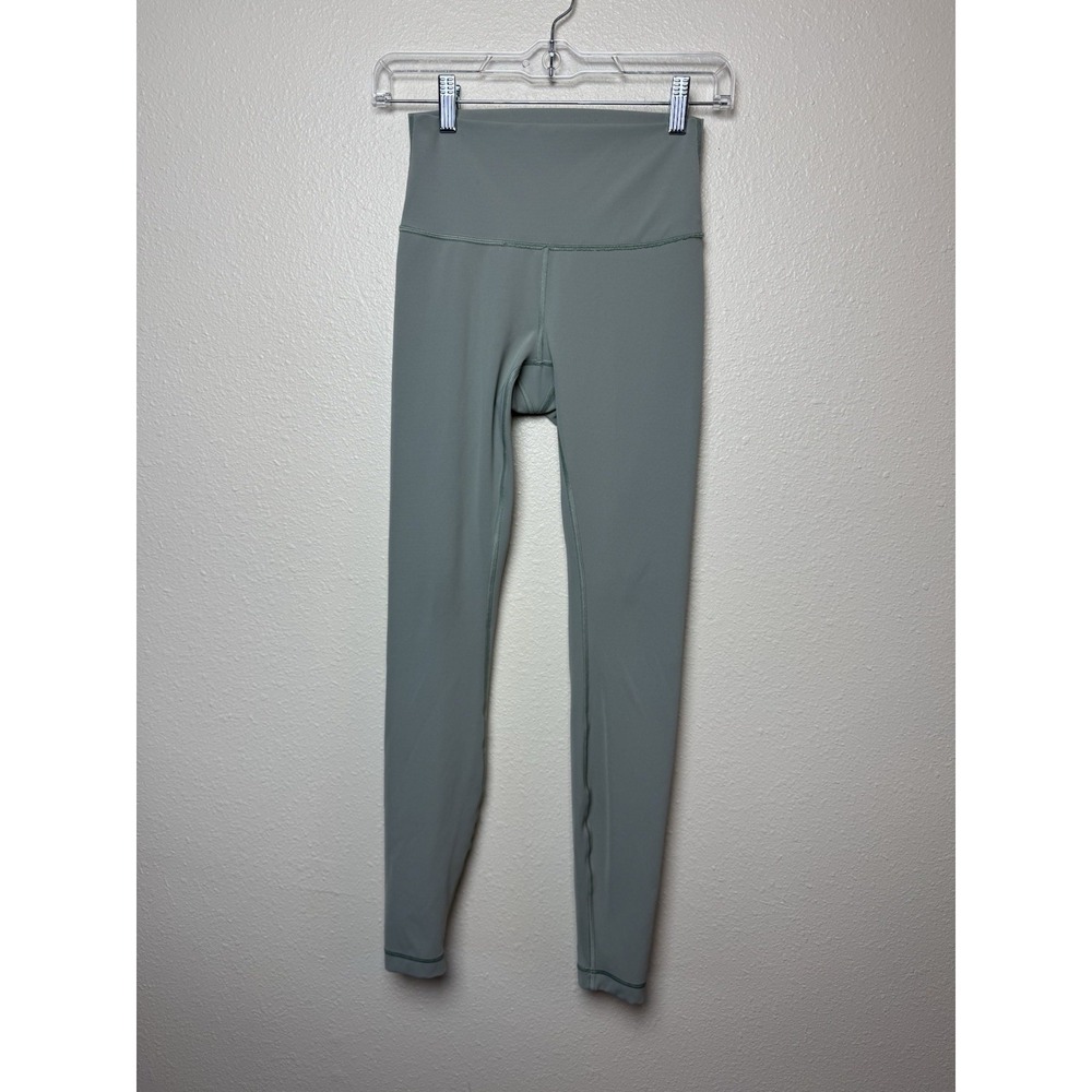 Lululemon Leggings Womens 4 Sage Green High Rise Yoga Athletic Pants